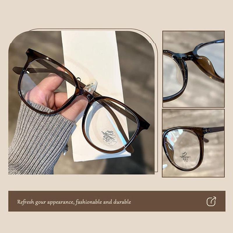 Ultralight Large Frame Myopia Glasses Anti-blue Light Nearsighted Eyeglasses Fashion Retro Ultra Light Near Sight Eyewear
