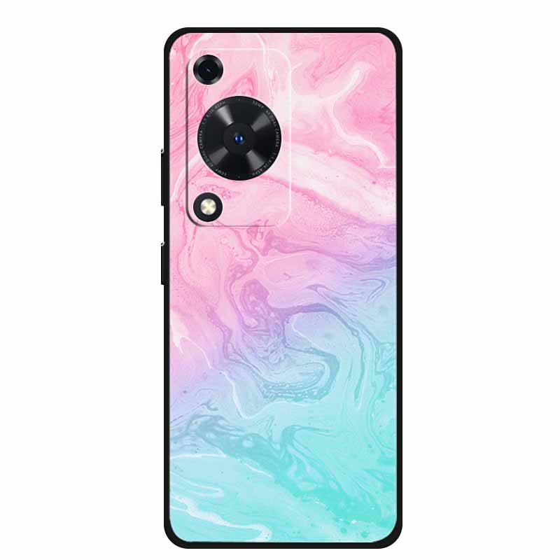 For Huawei nova Y72 Case Marble Soft Silicone TPU Phone Cases Back Cover For Huawei Enjoy 70 NovaY72 Painted Shockproof Coque