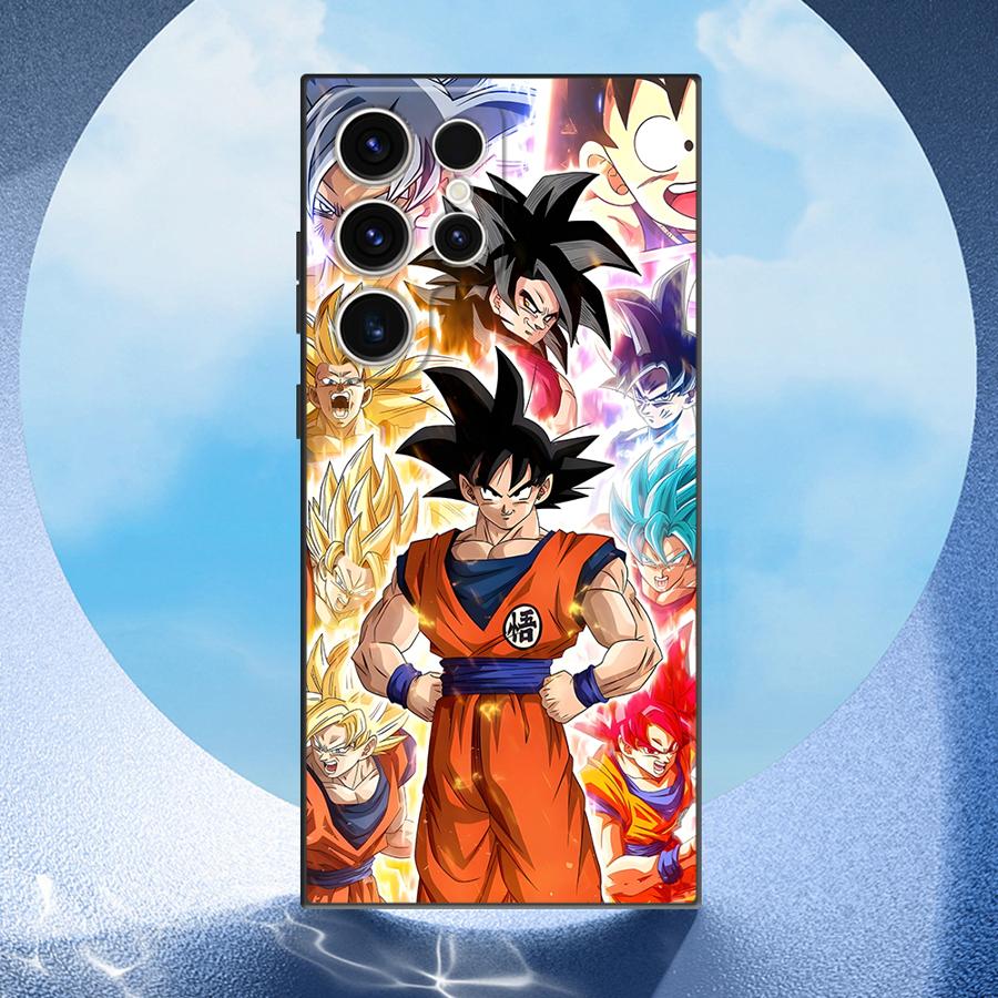 Case for Samsung Galaxy S26 S25 Ultra S24 Plus Note 20 Ultra 8 9 10 S10 S9 S23 S21 FE S20 Funda Phone Cover Dragon Ball Goku