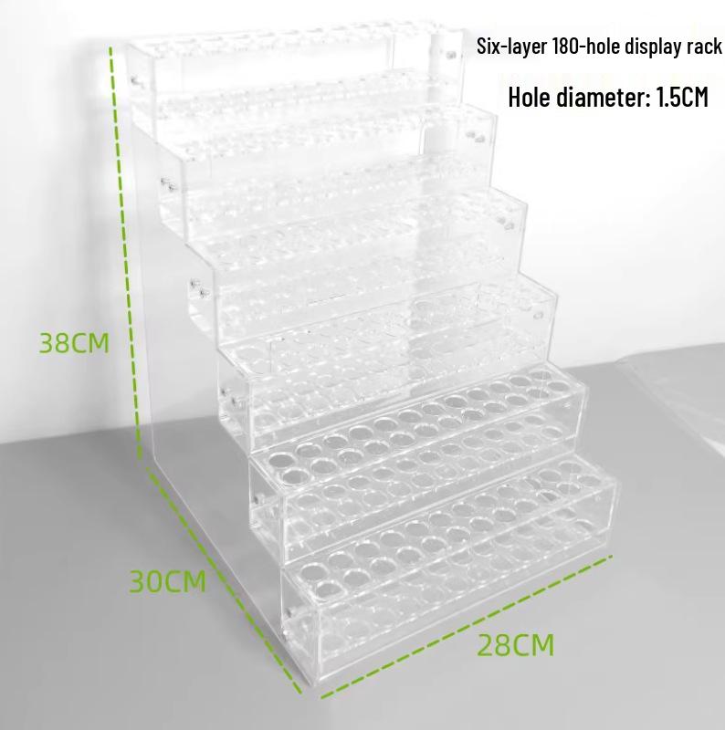 Acrylic Transparent Pen Holder: Large Capacity Desktop Organizer Stand for Stationery Storage and Display.