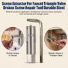 Broken Screw Extractor Tool for Faucet Valve Quick Removal Safe for Internal Threads Home Repair DIY Tools