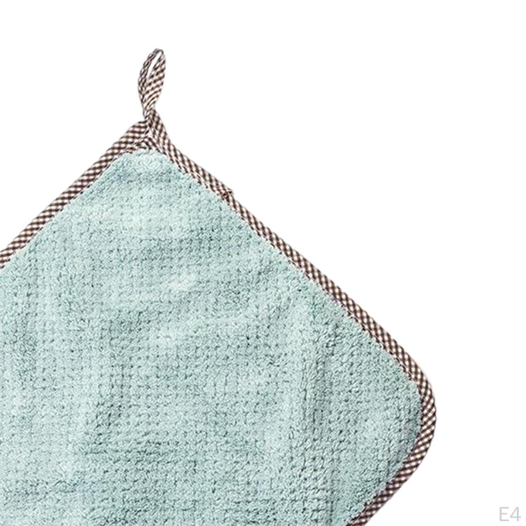 2PCS Absorbent Microfiber Kitchen Cloth Dish Cleaning Towel