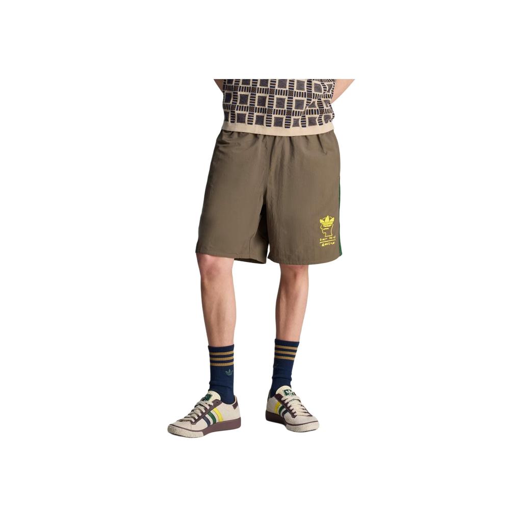 Adidas Originals X Brain Dead Collaboration Fashion Soft Comfortable Sports Casual Shorts Unisex Shorts Branch JN7149