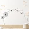 1 Pezzo Fiore di Tarassaco Sagomato Farfalle Adesivi Murali per Stanza dei Bambini Decalcomanie Murali Decorazioni per la Casa Sfondo Decorazione Camera da Letto