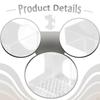 Fish Tank Feeding Tray with Suction Cup, Aquarium Divider Supplies, Square Clear Food