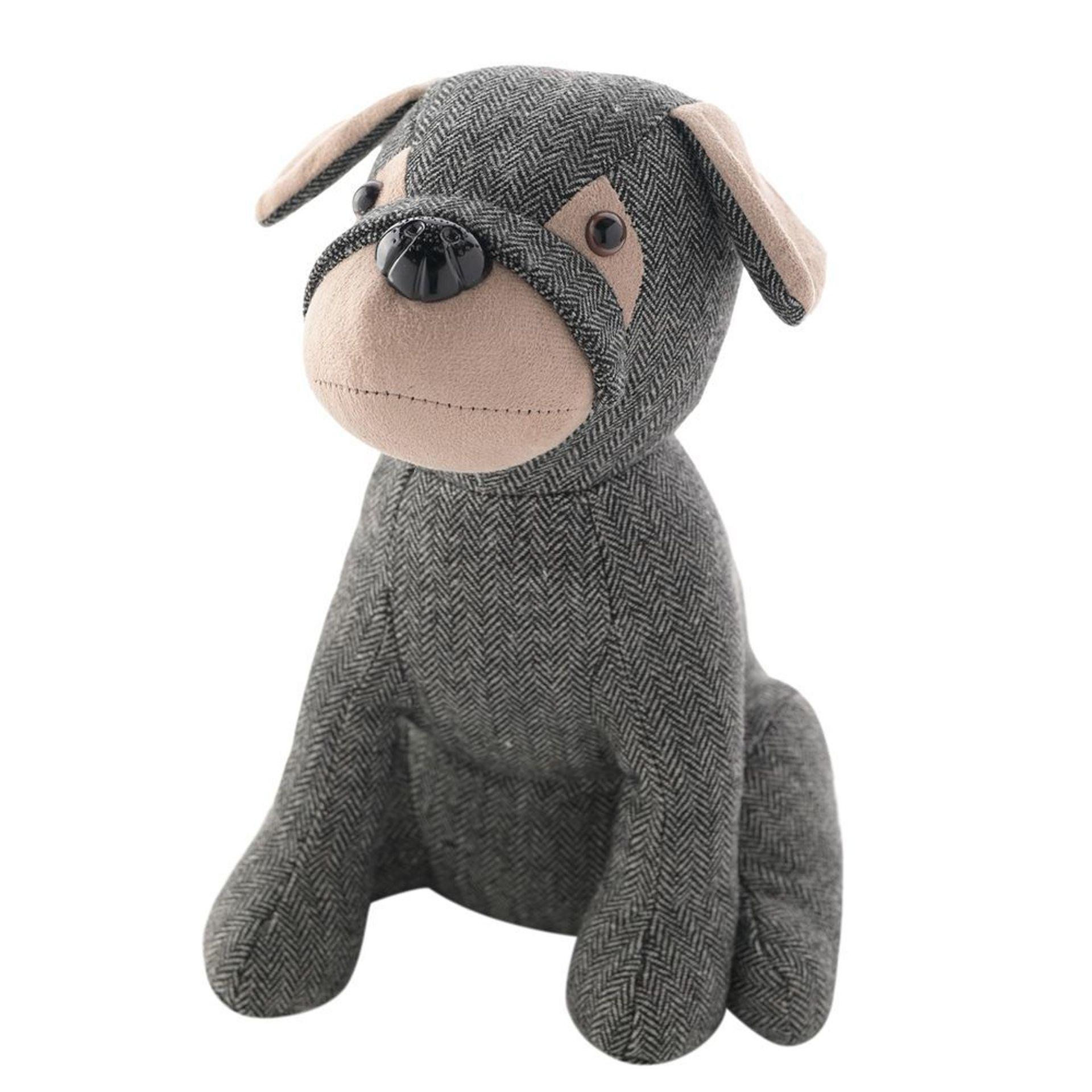 

Hestia Grey Sitting Dog Doorstop One Size сірий
