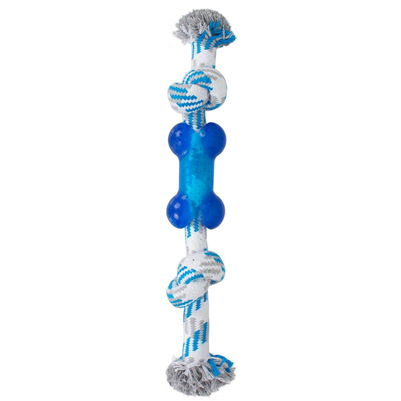 Manufacturer Chew Blue Pet Dog Tpr Cotton Rope Toy