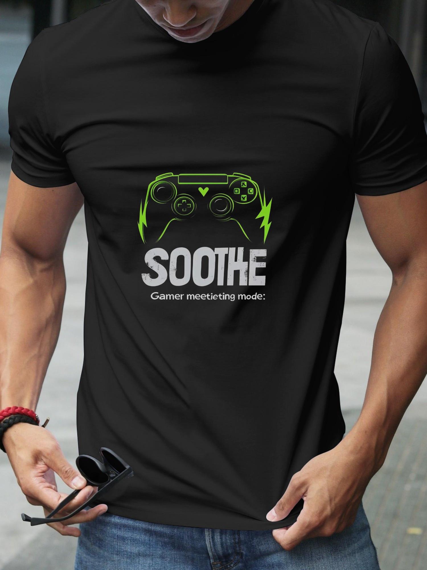 1pc Gamer meeting mode: Gratis gaming controller T-shirt M
