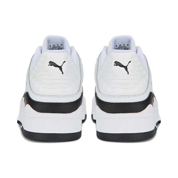 Puma Slipstream Leather White Black Unisex Sneakers 387544-04