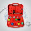Universal Cooling System Test and Refill Tool Air Pocket Removal for Garage