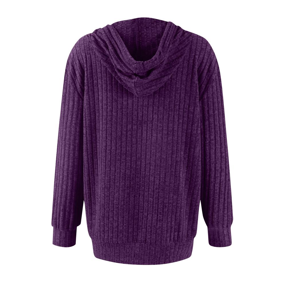 Mikiny pro ženy Trendy topy Ležérní Podzimní Móda Mikina s dlouhým rukávem S kapsami Svetr Lehký