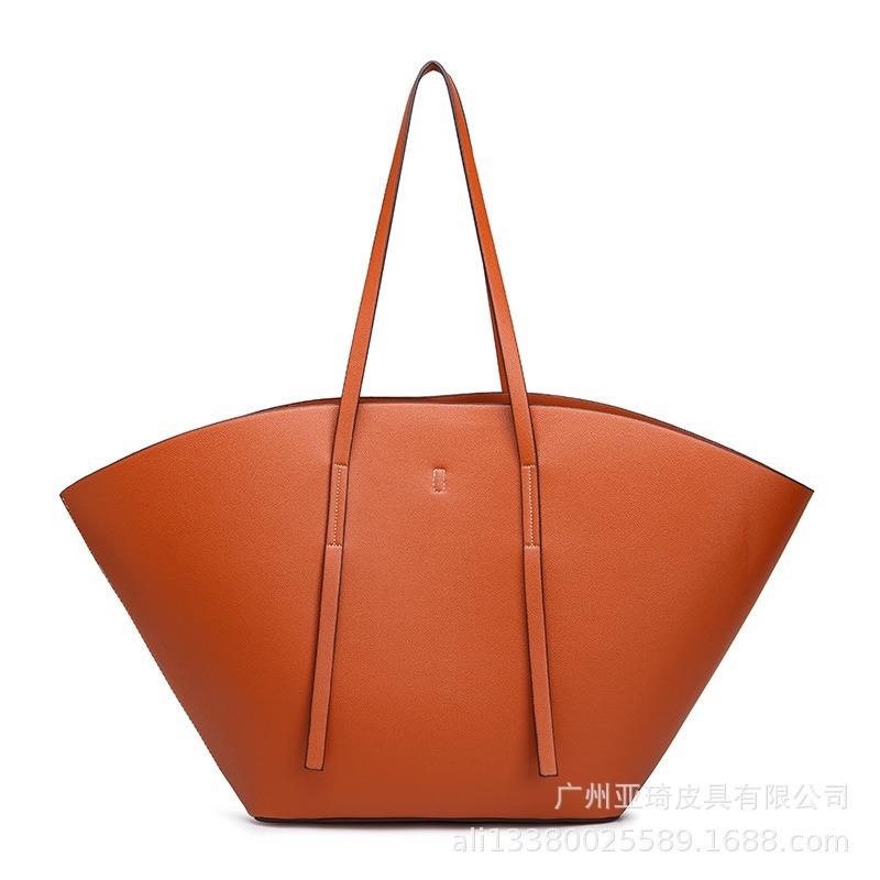 Gina's Women's Bag New Fashionable Versatile Brown Commuter Portable Shoulder Messenger Tote Bag