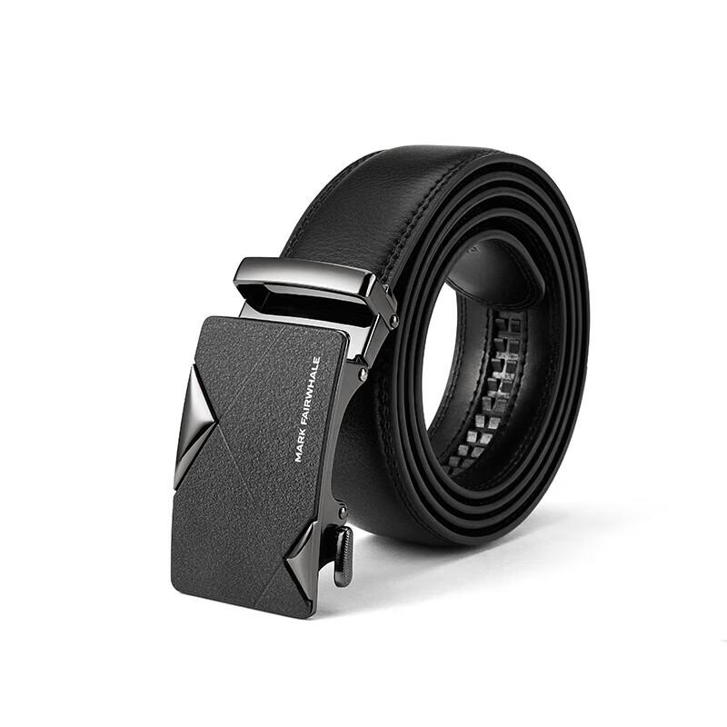 MARK FAIRWHALE Men s Automatic Buckle Leather Belt 110cm