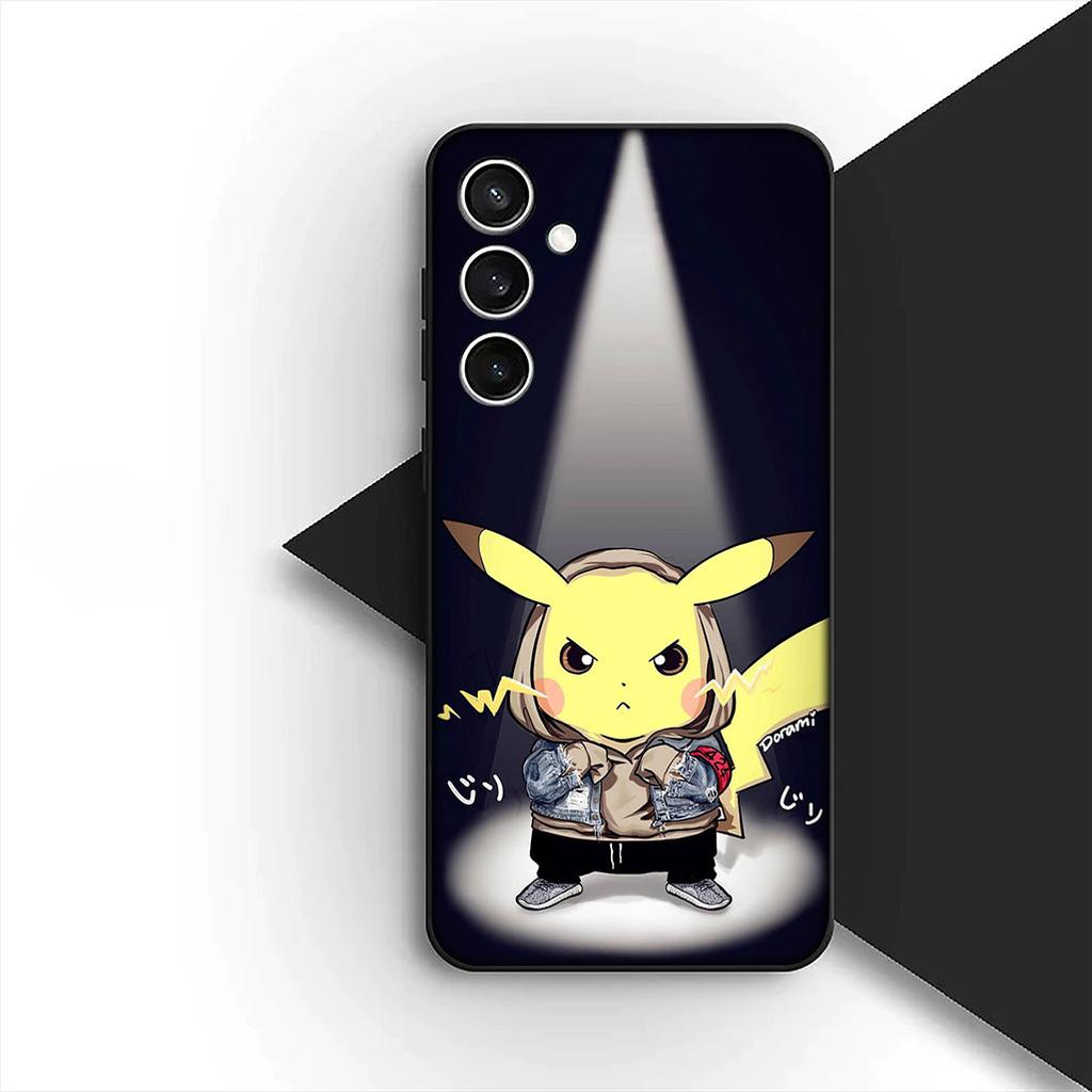 Cover for Samsung Galaxy S24 S25 S23 FE Ultra Plus S7 Edge S25+ S23+ A56 5G Casing Phone Case Gengar P-Pokemons GO P-Pikachus