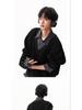 Autumn Faux Two-Piece Hoodie - Unisex Korean Style Loose Pullover with Shirt Collar