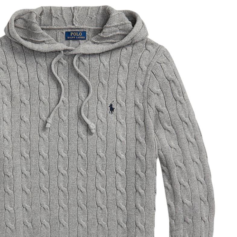 Polo Ralph Lauren Hooded Pony Embroidered Pullover Long Sleeve Knit Sweater Men sweater 710919224-002