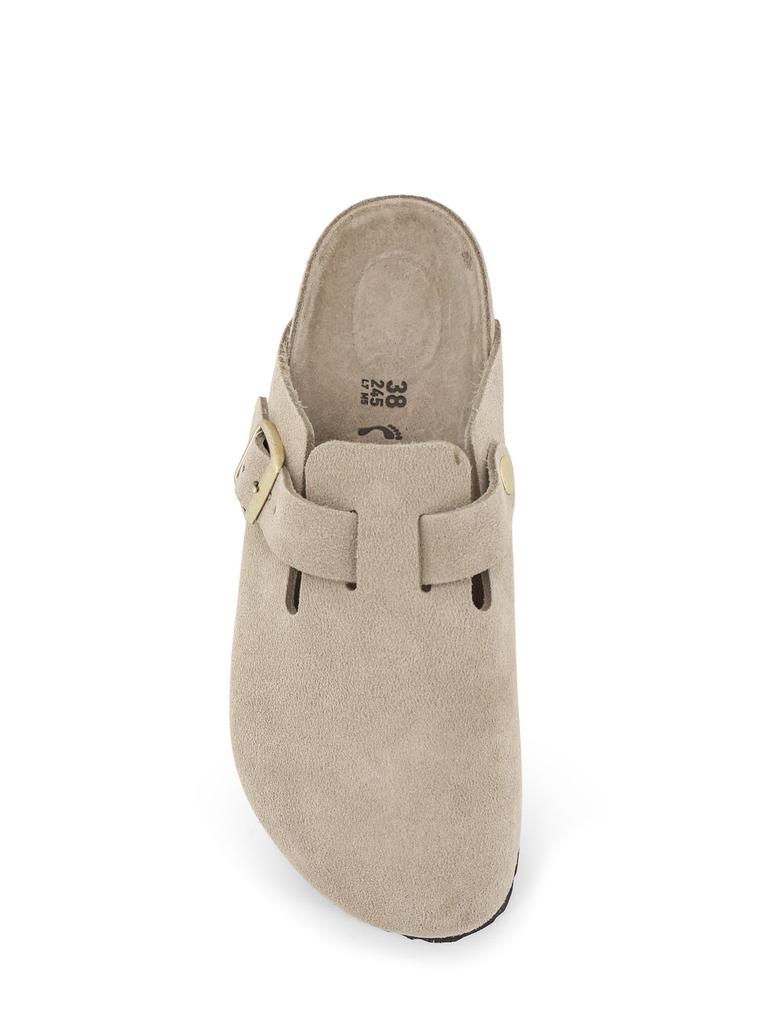 Birkenstock Boston Sandals Suede Beige