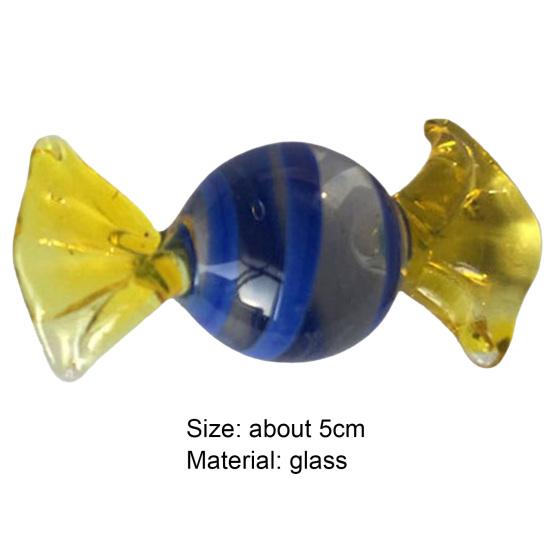 Süßigkeiten Ornament Hohe Simulation Weit verbreitet Glas Kreativ Mini Bunt Desktop Süßigkeiten Deko für Zuhause