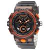 SMAEL 8085 Fashionable Digital Double Display Diver Watch with Alarm & Luminous 50 Bar Waterproof Day/Date Sport Outdoor Unisex