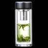 WANXIANG Double-Walled Glass Tea Infuser Travel Mug