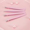 Eyebrow Tweezers Set with Storage Case 4PCS Daily Beauty Tools for Eyebrow Makeup & Hair Removal Stainless Steel Eye
