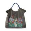 Nylon handbag bag new embroidered large capacity ball chain shoulder tide messenger tote bag
