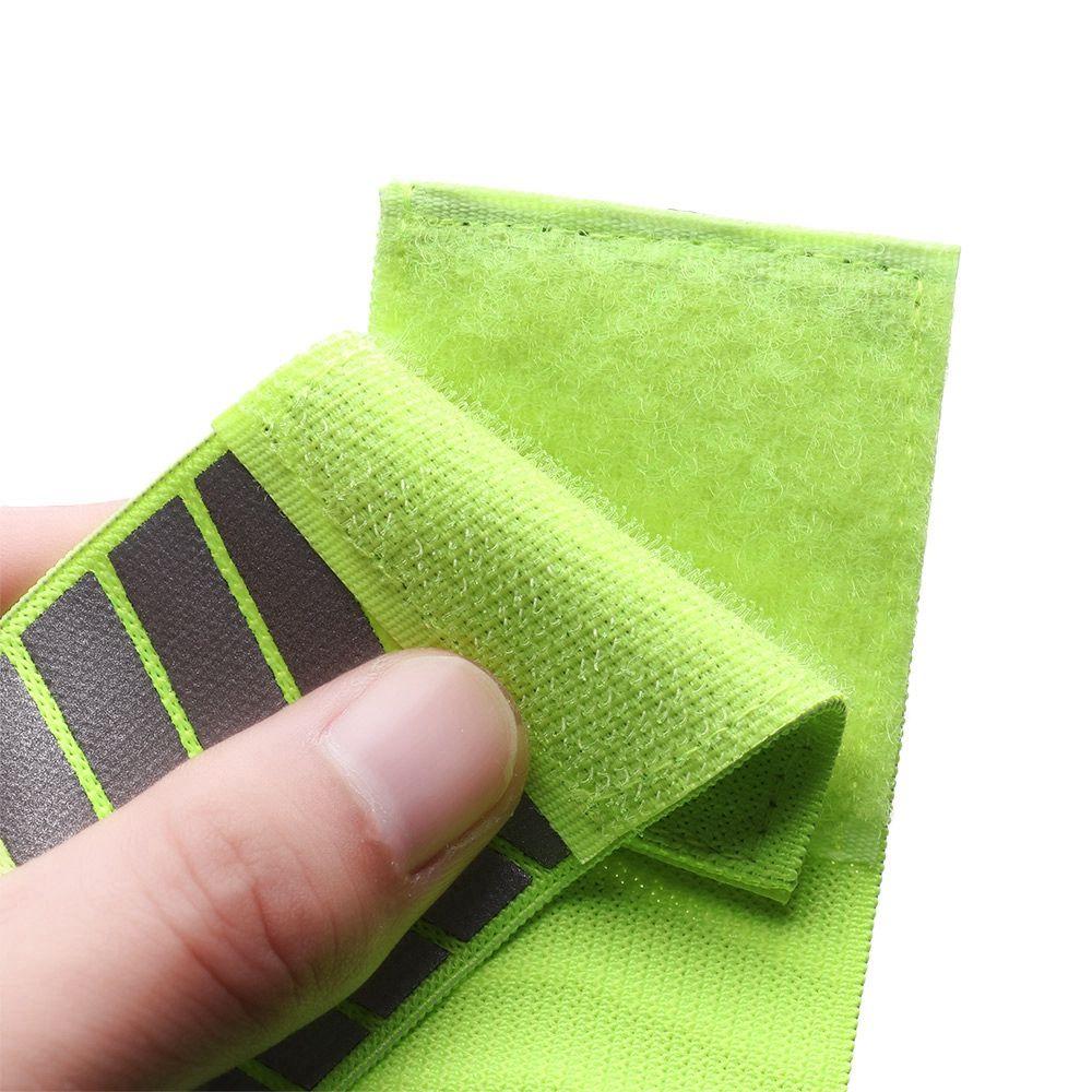 Strap Reflector Wristband Warning Armband Cycling Reflective Strips Sport Tape Bike Safety Alert