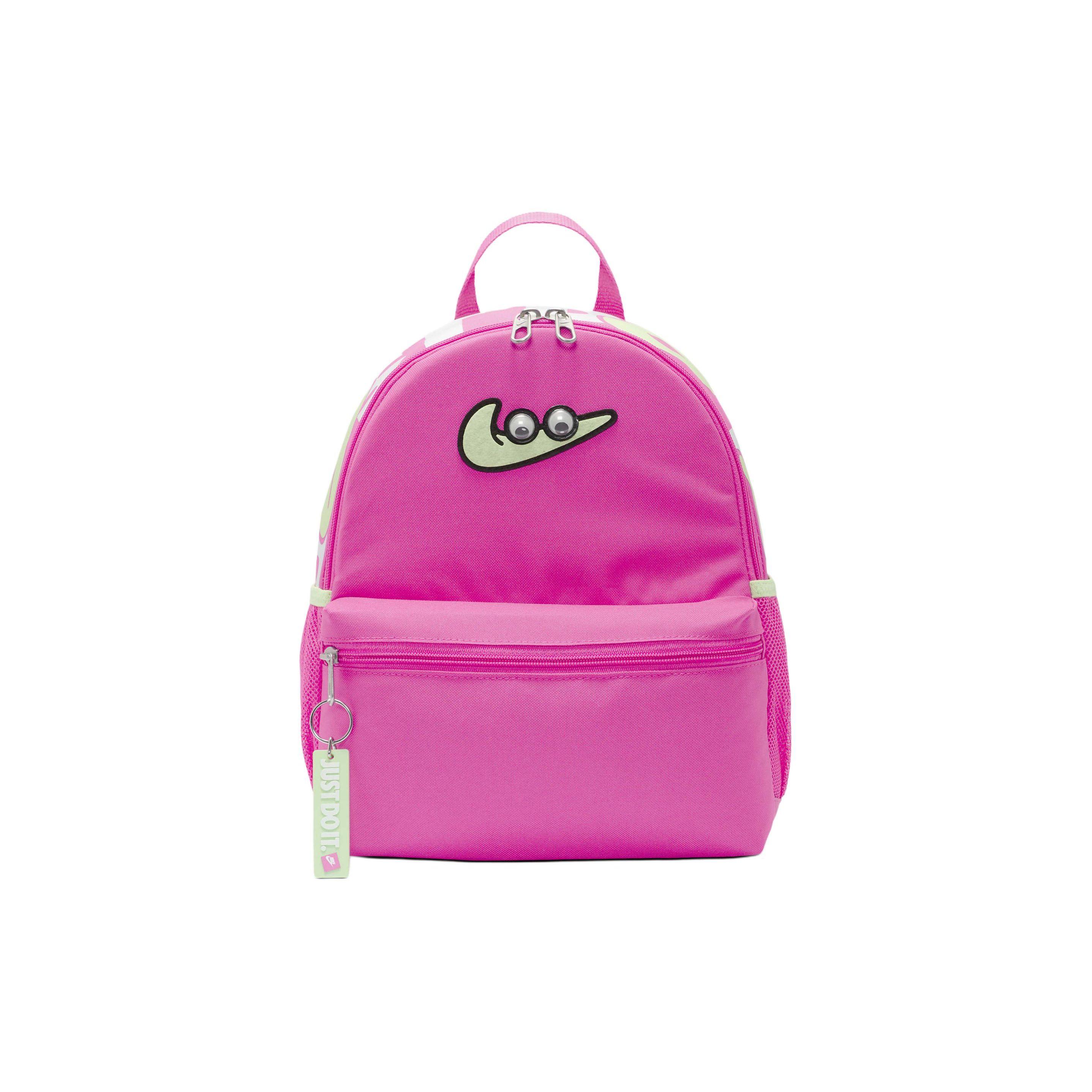 Nike Cute Solid Color Printed Zipper Closure Mini Backpack Women Backpack Laser-Purple Fog-Green FZ7259-617 Laser Fuchsia Mist GreenMini 8550₽
