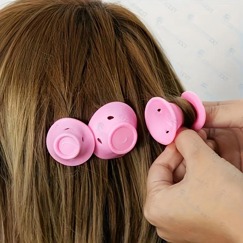 20PCS Silicone Hair Curler Mushroom Hair Curler Bell Hair Curling Artifact Lazy Hair Curler