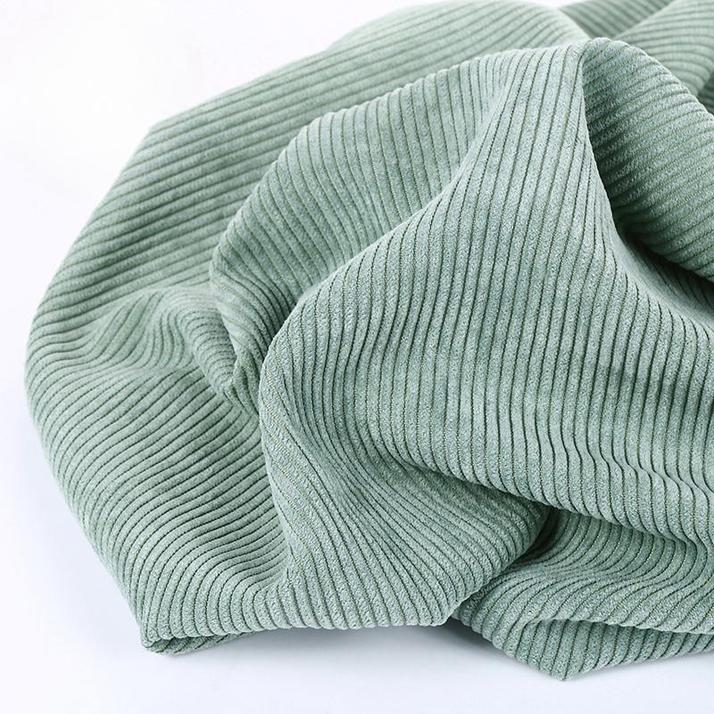 8 Strips Polyester Sand Wash Cotton Corduroy Cloth Non-elastic Cotton Fabric for Men and Women Coat Cloth Head