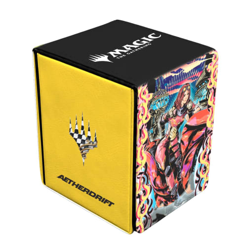 

Ultra Pro - Aetherdrift Chandra Spark Hunter Alcove Flip Deck Box, Magic: The Gathering Deck Holder, MTG Accessories, Trading Card Case, Magic The Gat