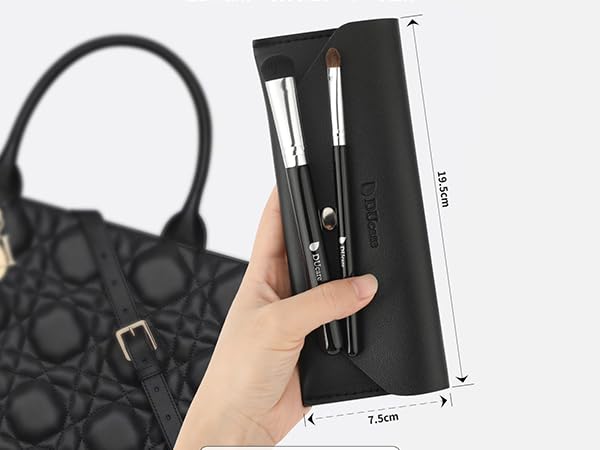 DUcare Eyeshadow Brush Set of Eye Makeup Dedicated Natural Cosmetic Super High Quality Makeup Attractive Makeup Comes with PU Storage 0603 6, Brush,