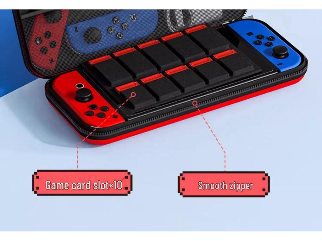 Switch OLED Protective Hard Shell Storage Case for Console and Accessories