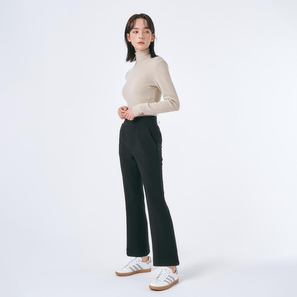 BETTER THAN LIFE Slim Elastic Bootcut Fleece Slacks
