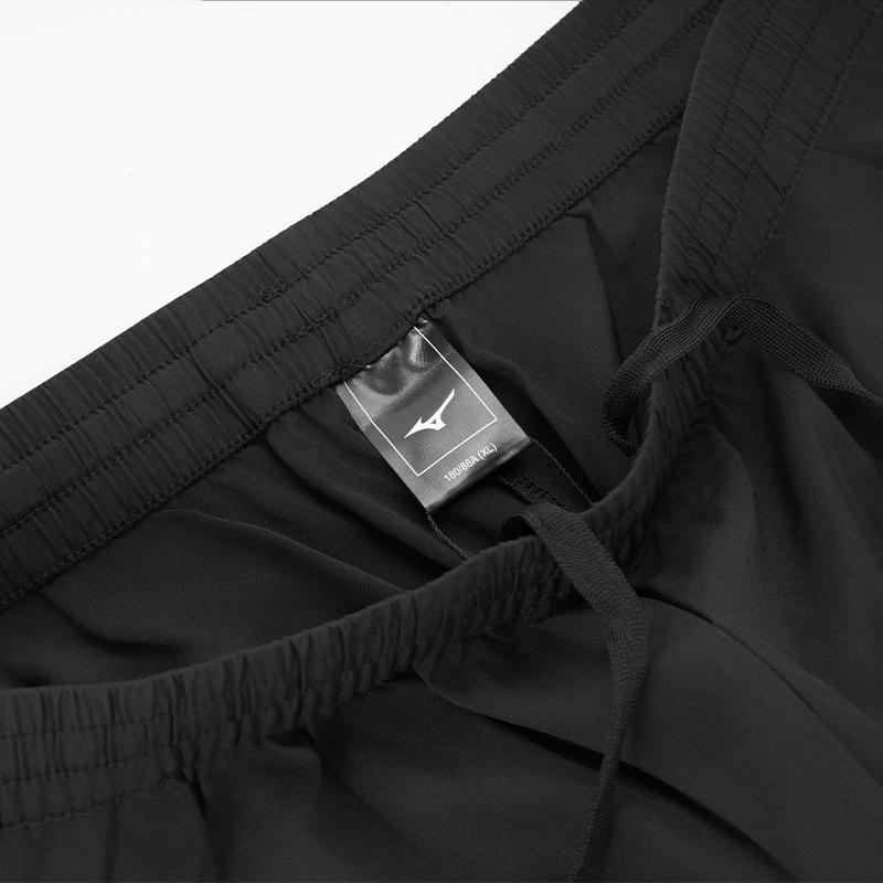 Mizuno Lightweight Breathable Comfortable Sports Simple Versatile Fashion Training Pants Three-Quarter Shorts Unisex shorts Black P2CF41Z109