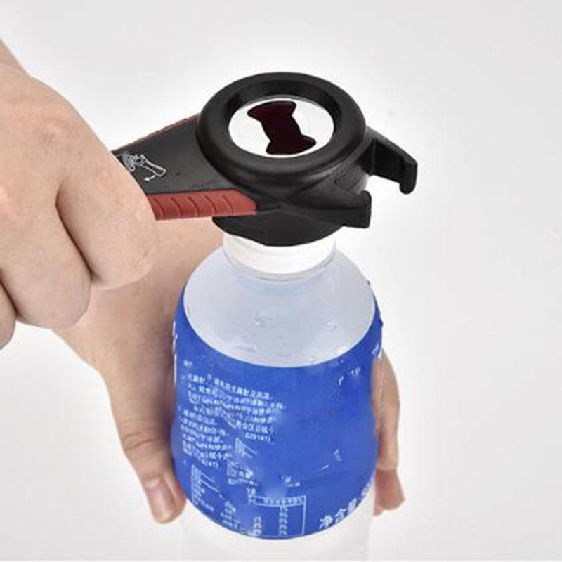 Kitchen Multifunction Bottles Jars Cans Manual Opener Tool Gadget Five-in-one Bottle Opener Multi-fun