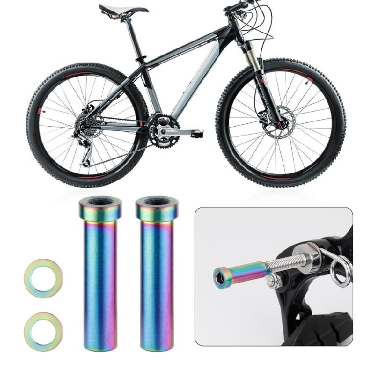 2Pcs Road Bike C Clamp Fixed Nut Replacement Bike C Clamp Fixed Nut Bicycles Brake Calipers Nut Easy To Use