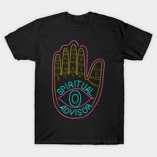 

Men Black Print T-shirt Spiritual Advisor No-Cut Transfer Paper Print Cotton Tshirt 2XL чёрный