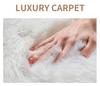 Nordic-Style Imitation Wool Plush Bay Window Blanket Mat - Customizable for Bedroom or Balcony