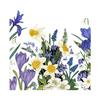Spring Flowers Window Clings Double-sided Watercolor Flowers Glass Decals Reusable Static PVC Sticker for Home Glass Door Window