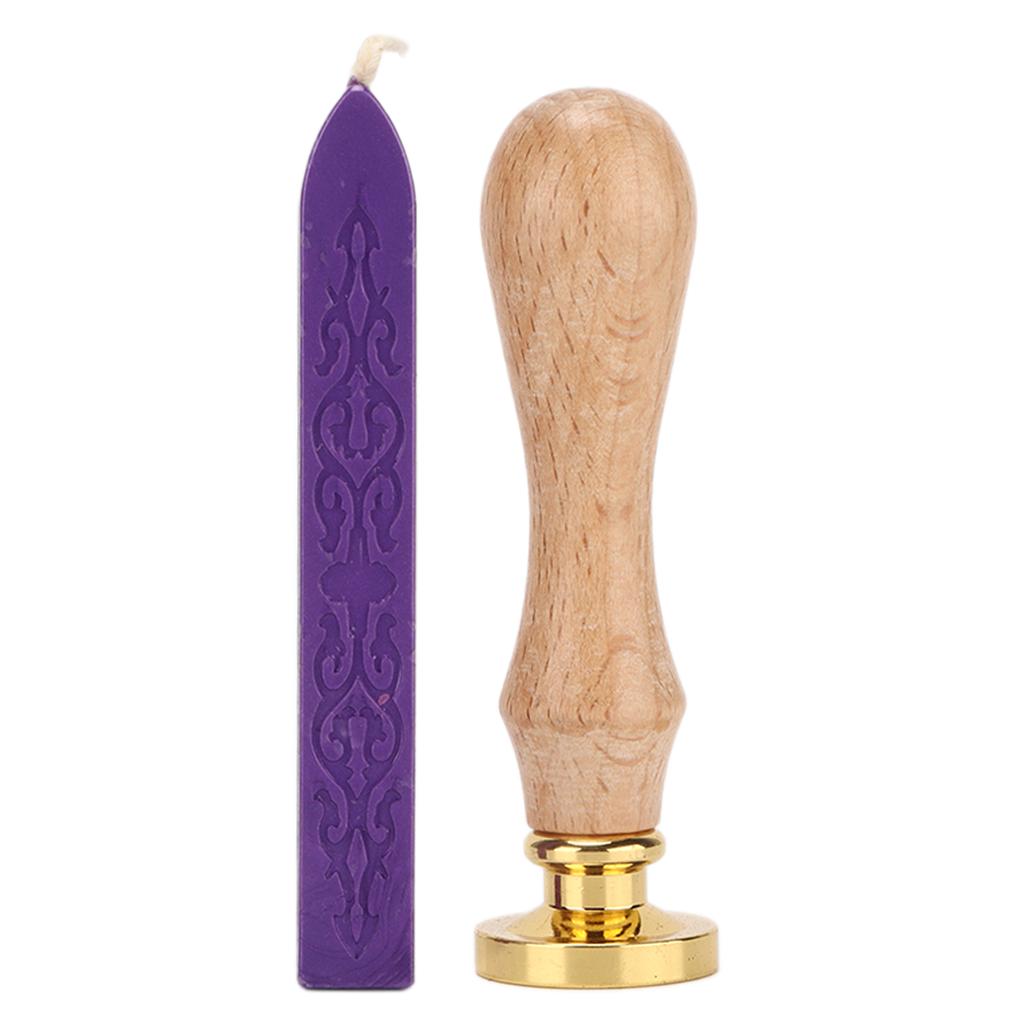 Wax Seal Exquisite Pattern Removable  Widely Application Wax Stamp Kit for Sealing Decoration