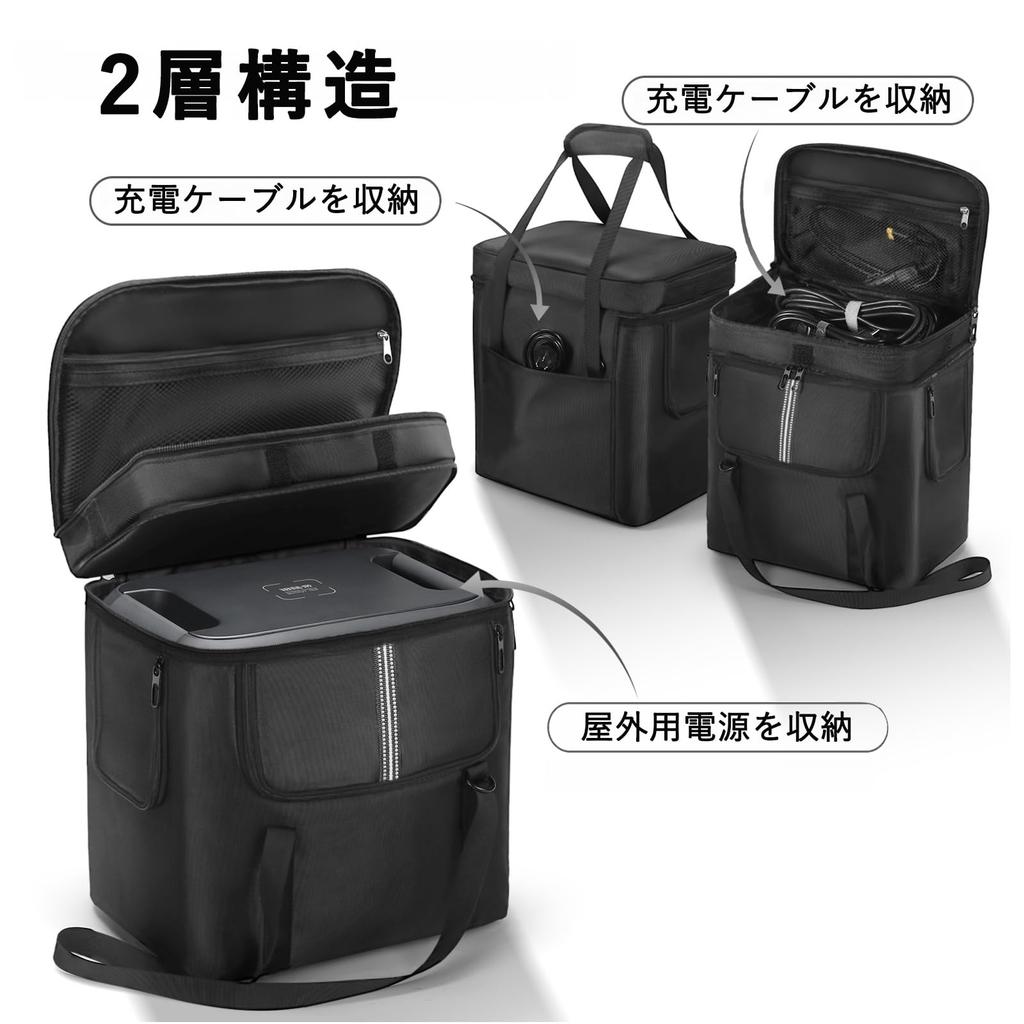 Portable Power Station Storage Bag Fits BLUETTI AC180 Portable Power Station Protective Case Dustproof Shockproof Storage Case for and Travel