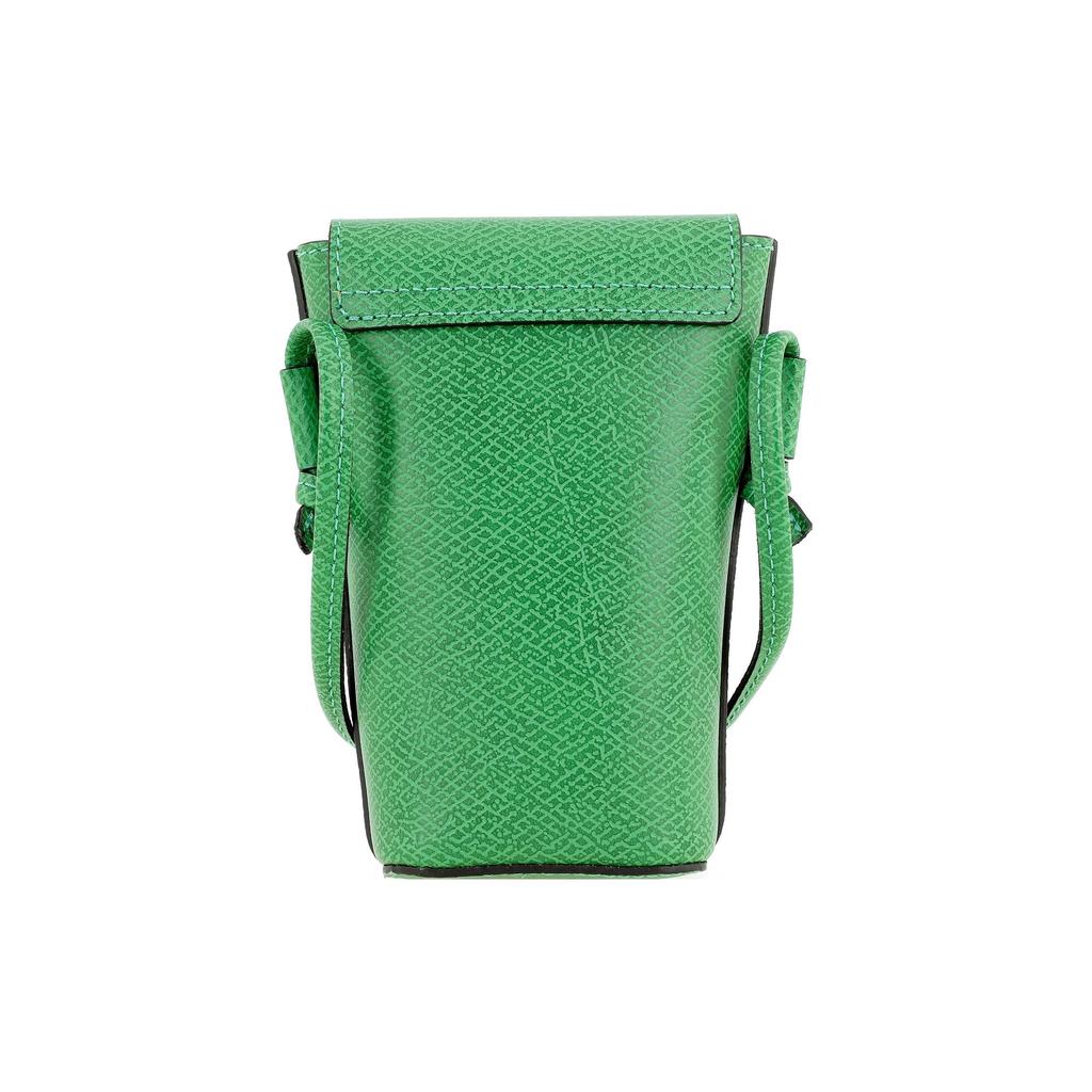 Longchamp Épure Gold Metal Hardware Flap Closure Leather Shoulder Crossbody Phone Bag Women Bags Green 34193HYZ129