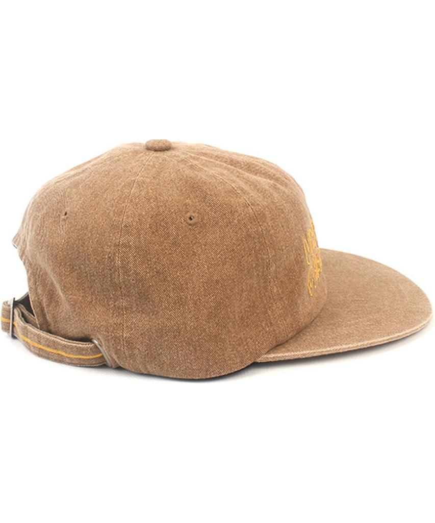 Yunibeosyeolkemiseuteuli Kitch Pigment Washing Brown Strapback Cap