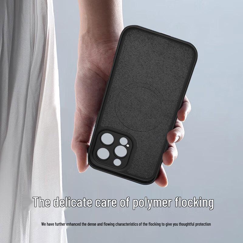 XuanKa MagSafe Liquid Silicone iPhone Case with Lens Protector