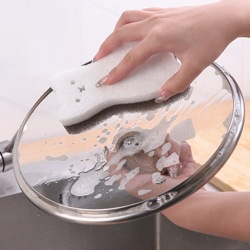 4pcs Thick Cute Cat Sponge Set for Kitchen - Durable Dishwashing & Cleaning Tools