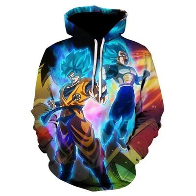 Φούτερ με κουκούλα 2024 Dragon Ball Σειρά Anime Cartoon Πουλόβερ με μάρκα Παιδικό δώρο Hoodie