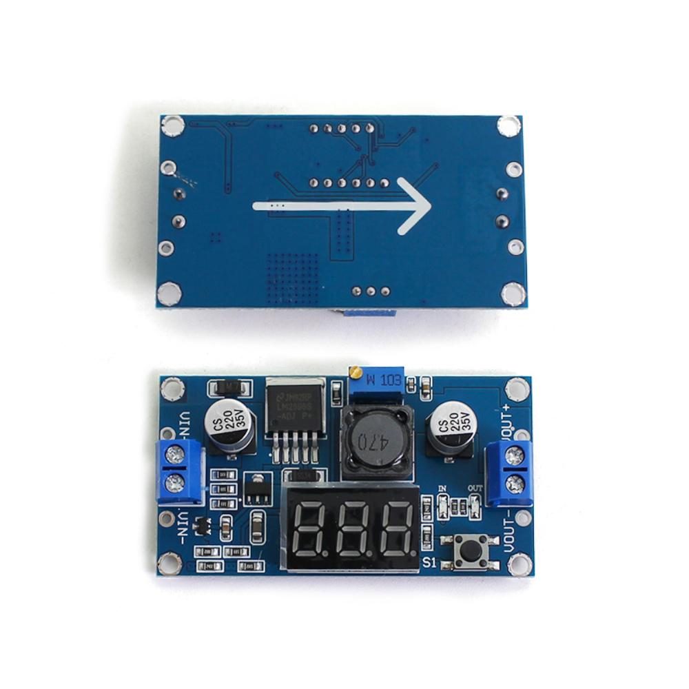 1PC DC-DC LM2596 Adjustable Step-Down with Digital Display Voltmeter 4.0-40V LM2596S Stabilized Power Supply Module 3.2V-40V