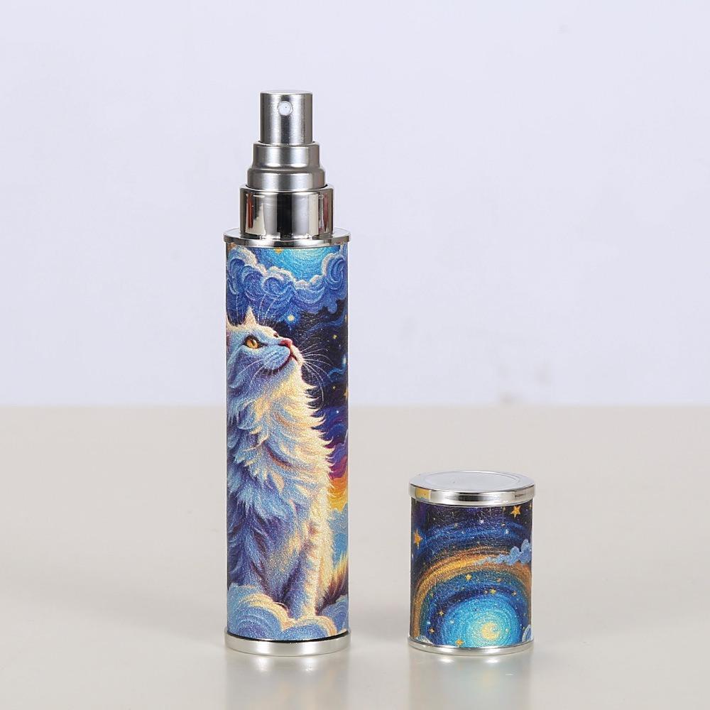 Refillable Mini Perfume Bottle PU Leather Perfume Atomizer Bottle  for Travel Cosmetic Dispenser