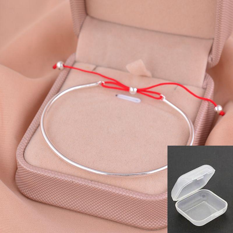 

Браслет Женский Браслет из Стерлингового Серебра Этот Год Животного Красная Веревка Тонкий Браслет-Круг Банты Ремешок для Ношения Подарок на День Рождения для Подруги Подруги Butterfly red rope Bracelet + small square box